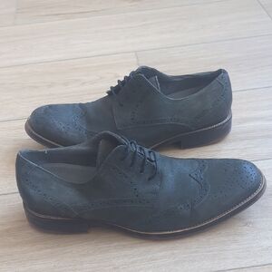 Kenneth Cole New York Dark Gray Oxfords